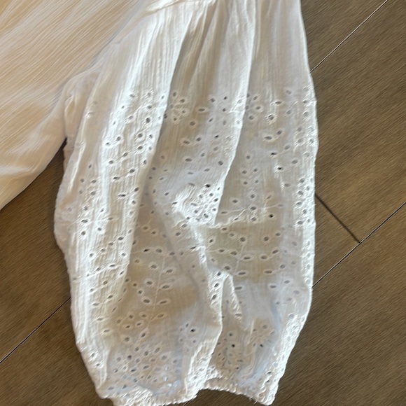 Matilda Jane Good Hart S Small White Eyelet Montrose Dress - Picture 3 of 4